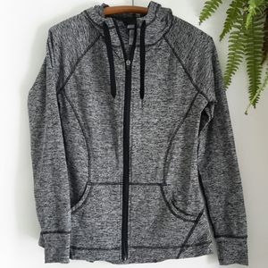 Champion women's jacket gray, XS-TP. Hooded